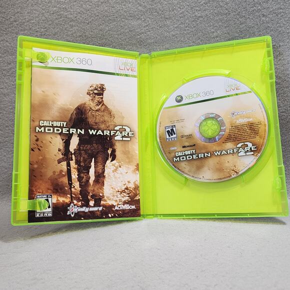 CALL OF DUTY MODERN WARFARE 2 XBox 360 (2009) CIB Complete With Manual Untested - Picture 3 of 4